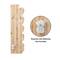 Glitzhome® 36" Valentine's Lighted Wooden Stacked Heart Porch Decor with Timer